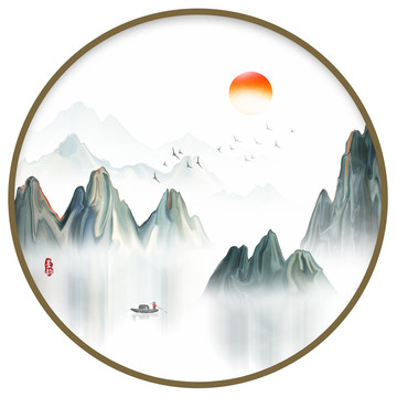 水墨山水