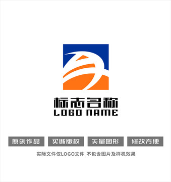 AX字母标志马头logo