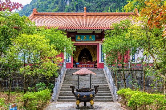 中国广西桂林阳朔鉴山寺