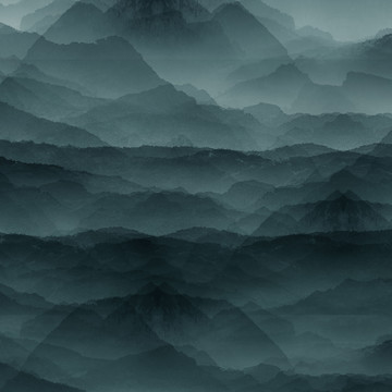 山水裝飾畫