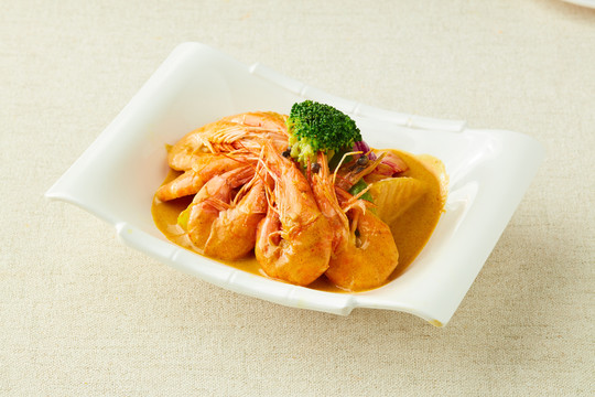 泰式咖喱大虾