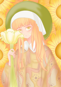 女生插畫