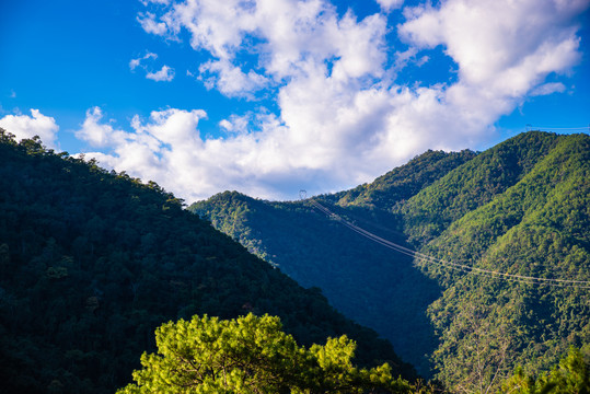 哀牢山山谷