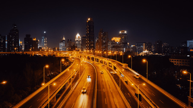 延安高架夜景