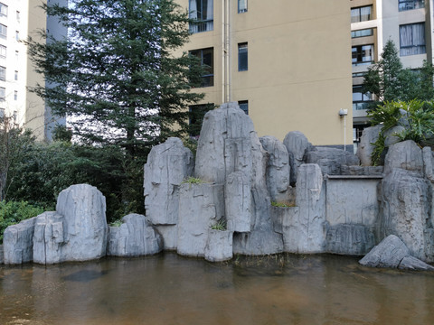 水泥假山塑山