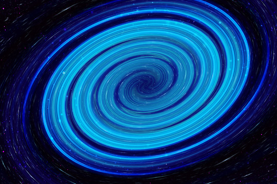 藍(lán)色旋渦星空