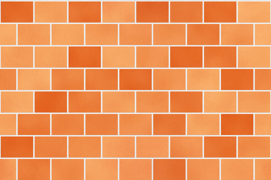 橙色砖墙背景
