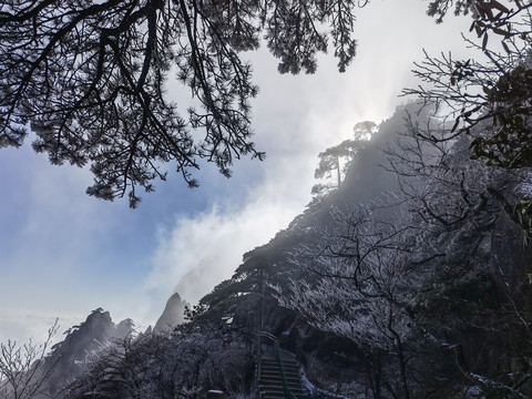 黄山玉屏楼