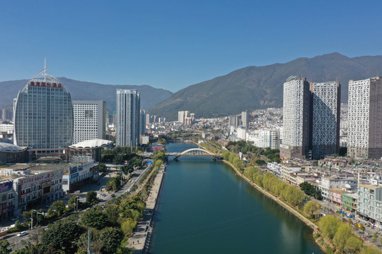 大理城市全景