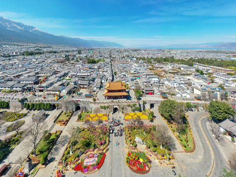 大理古城全景