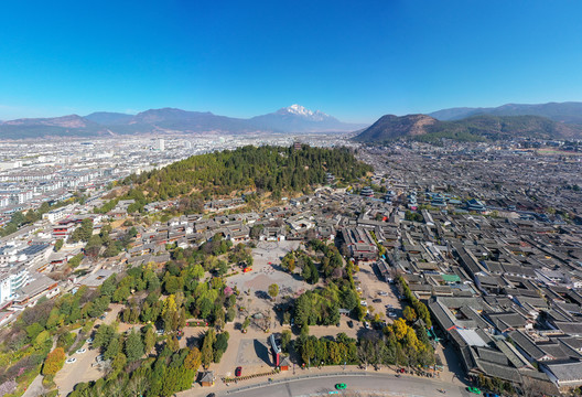 丽江古城全景