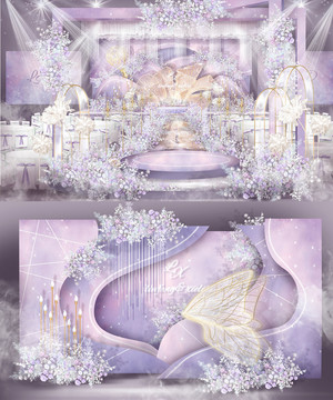 紫色夢(mèng)幻婚禮