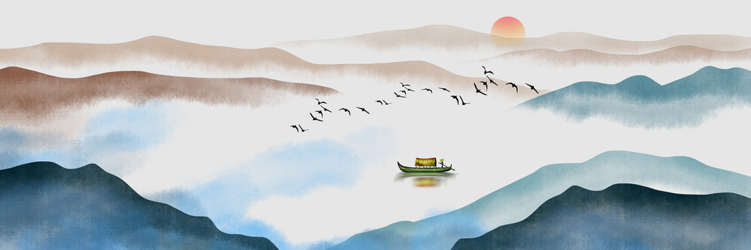 新中式山水畫(huà)