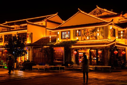 古鎮(zhèn)夜景
