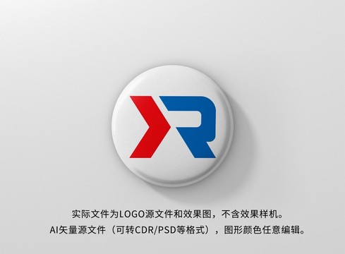 XR箭头LOGO标志设计