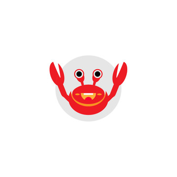 螃蟹LOGO标志设计