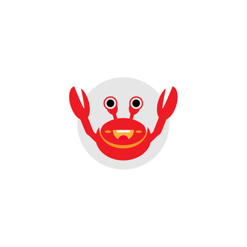 螃蟹LOGO標(biāo)志設(shè)計(jì)