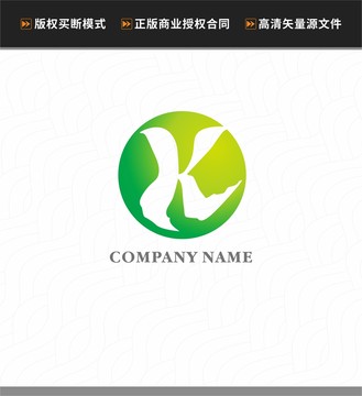 K字母logo