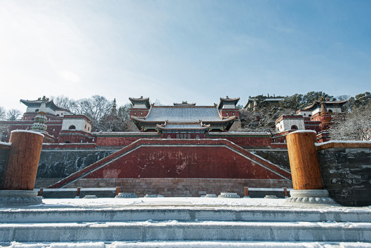 颐和园后山古建筑