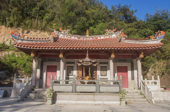 一片寺寺庙建筑外景