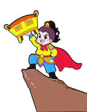 項(xiàng)羽卡通設(shè)計(jì)