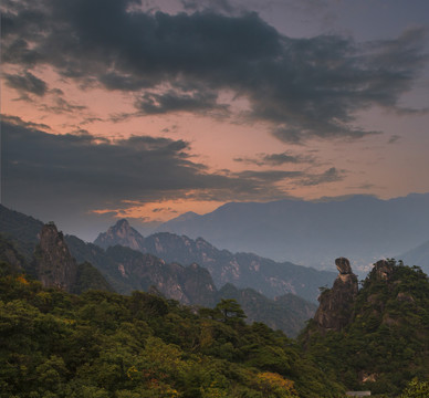 奇峰劲松三清山30