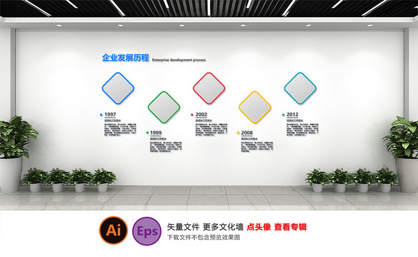 企業(yè)歷程文化墻