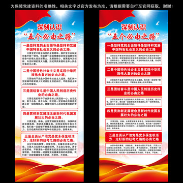 五個(gè)必由之路
