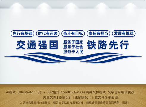 交通強國鐵路先行文化墻