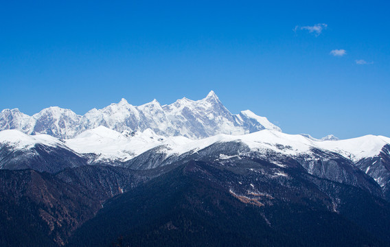 西藏林芝最美雪山南迦巴瓦峰