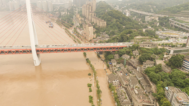 重庆洪水过境