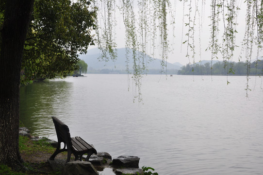 雨中游杭州西湖