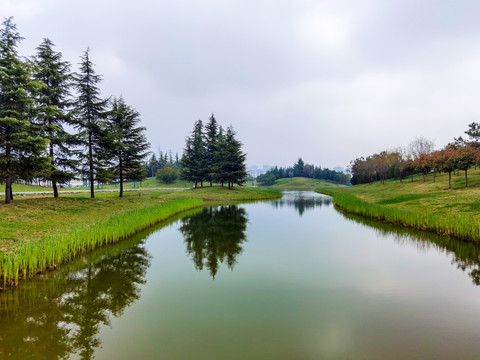 鹤鸣湖旅游点