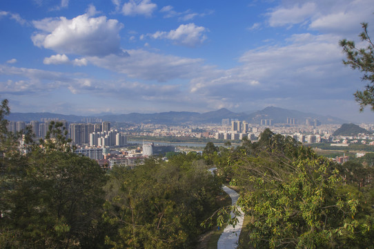 北山公园晴空风景