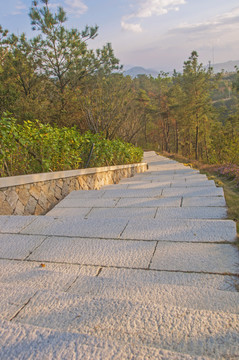 登山台阶小路