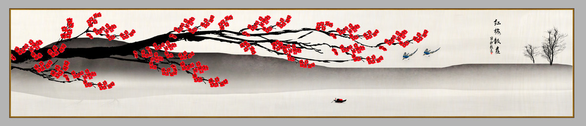 紅梅報(bào)喜圖