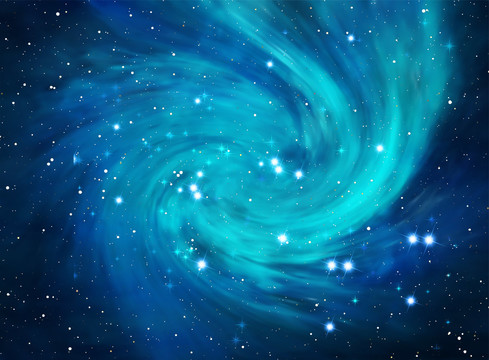 藍色星空