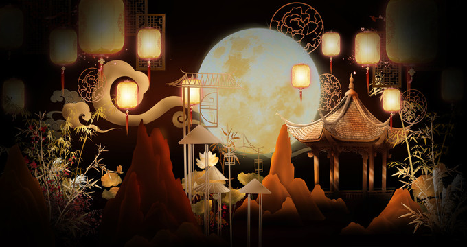中國風(fēng)中式迎賓