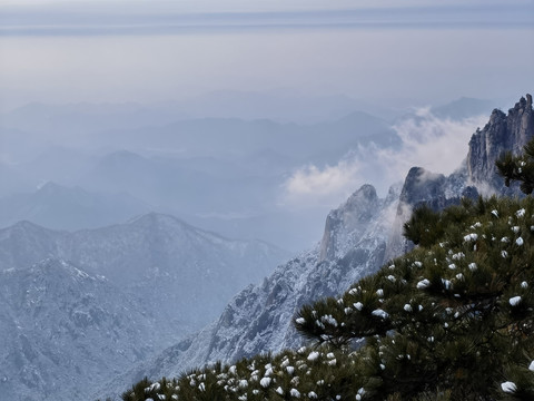 黄山群峰顶