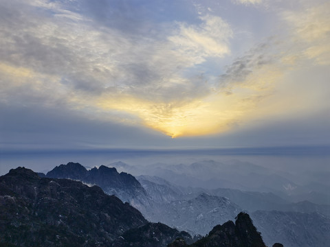 黄山群峰顶