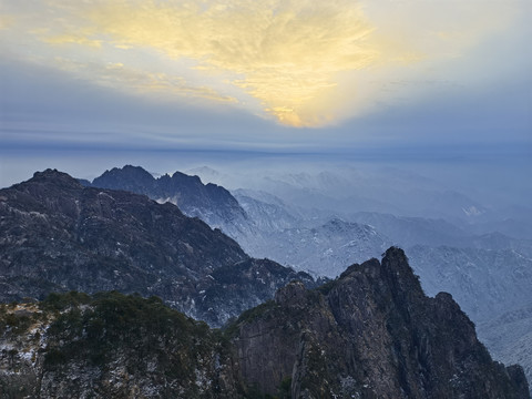 黄山群峰顶