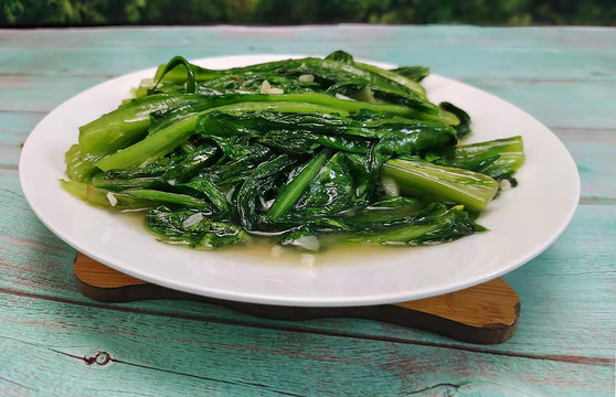 蒜茸油麦菜