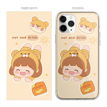 原創(chuàng)卡通小女孩圖案