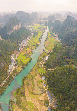 桂林阳朔遇龙河