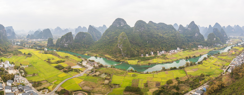 桂林阳朔遇龙河山水