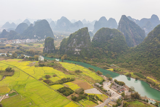 桂林阳朔遇龙河