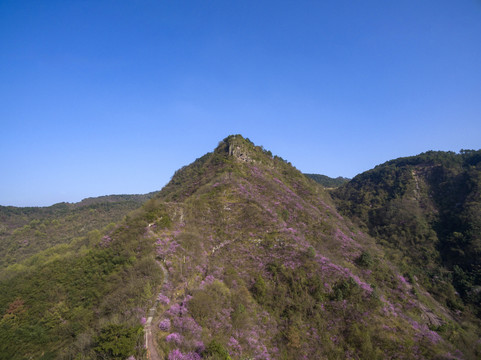 浙江兰溪转轮岩顶峰航拍