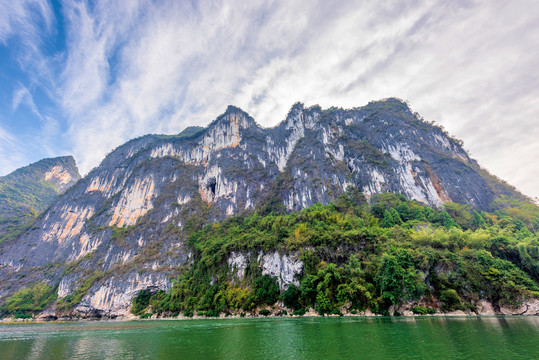 广西桂林阳朔兴坪九马画山