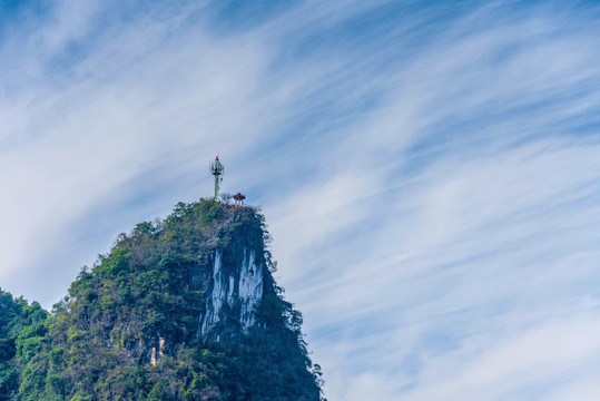 中国广西桂林阳朔兴坪老寨山