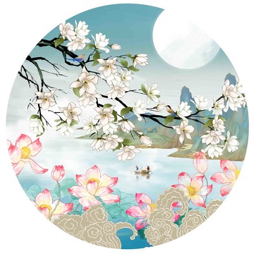 古風(fēng)古典國潮花鳥